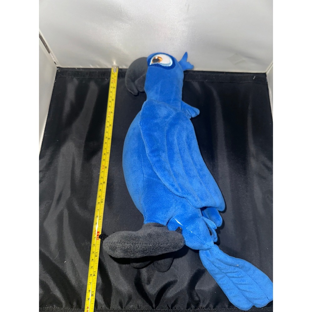 Disney Rio Blu Spix Macaw Parrot Plush Blue Bird Stuffed Animal 15 Inch CUT TAG
